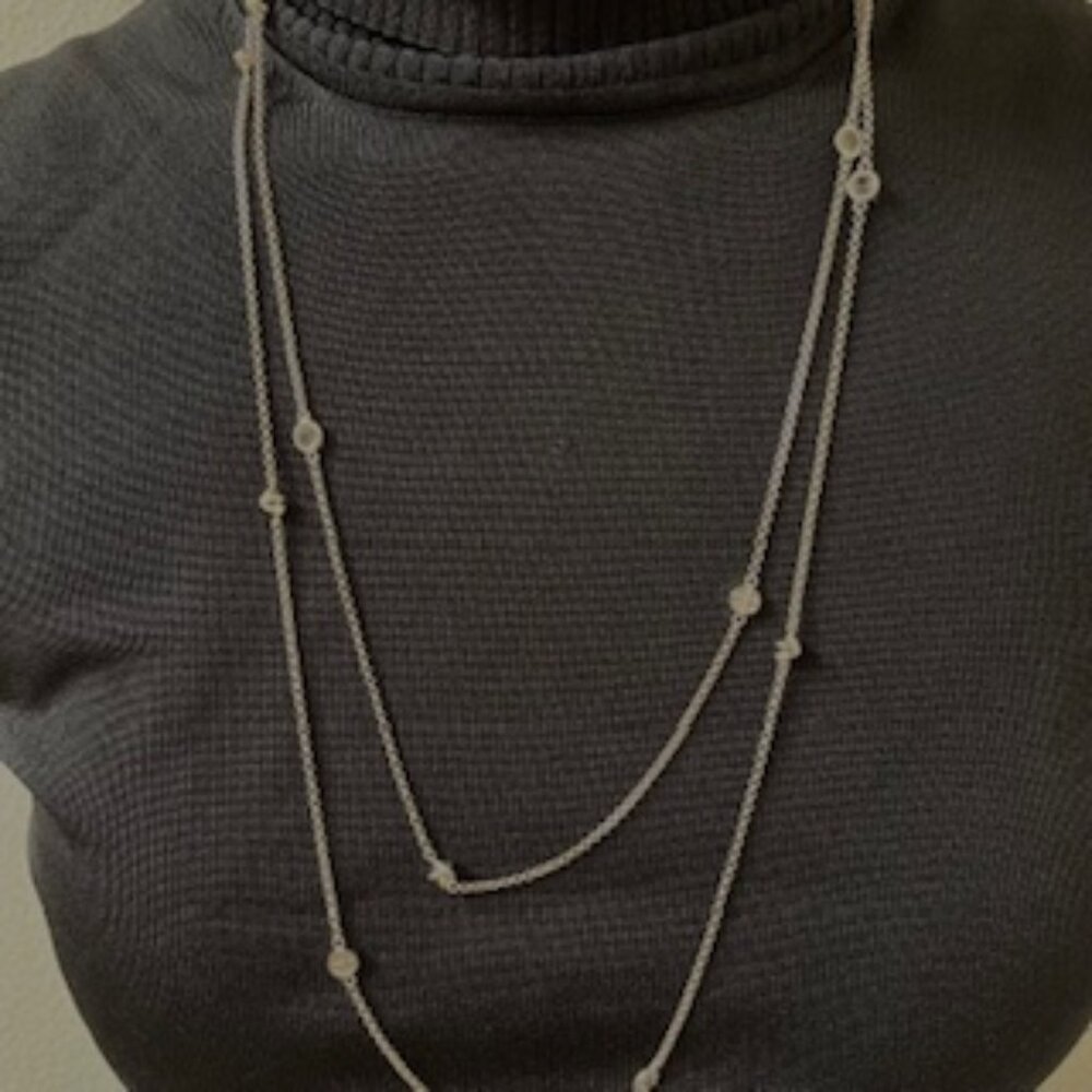 Emporio Armani  Sterling  Steel  55” Chain Necklace for women